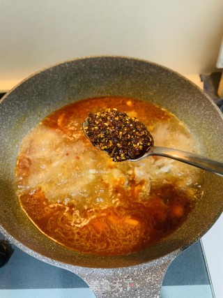 水煮田鸡的做法步骤：6