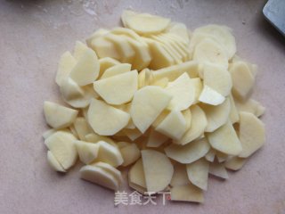 醋溜土豆片的做法步骤：2