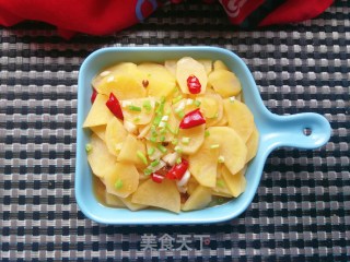 醋溜土豆片的做法步骤：7