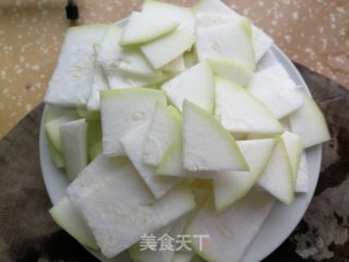 蒲瓜炒肉片的做法步骤：3
