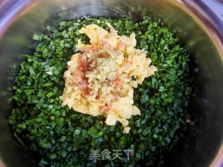 韭菜鸡蛋水饺的做法步骤：6