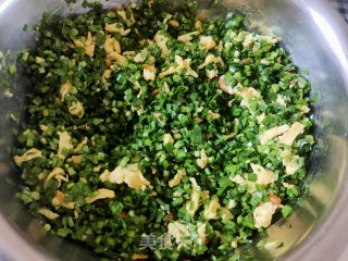 韭菜鸡蛋水饺的做法步骤：7