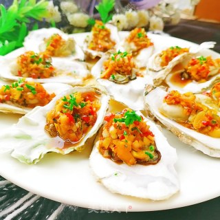 蒜蓉蒸生蚝的做法步骤：11