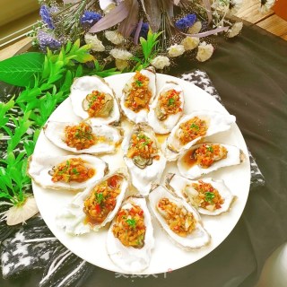 蒜蓉蒸生蚝的做法步骤：13