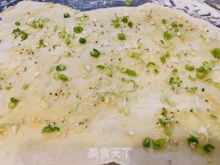火麻仁油酥葱花饼的做法步骤：5