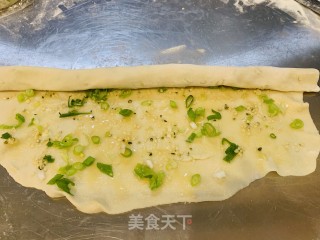 火麻仁油酥葱花饼的做法步骤：6