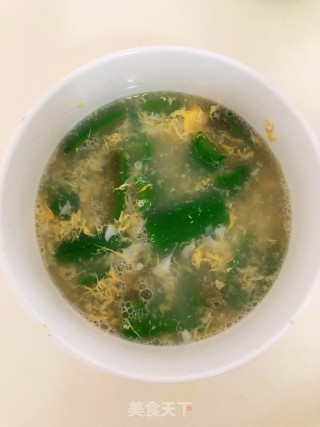 丝瓜蛋花汤的做法步骤：5