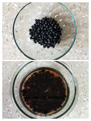 黑豆胡萝卜炖瘦肉汤的做法步骤：1