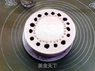 酸奶蓝莓慕斯蛋糕的做法步骤：22