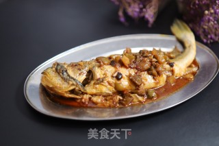 榨菜焖黄鱼的做法步骤：6