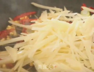 香脆土豆丝的做法步骤：4
