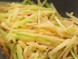 香脆土豆丝的做法步骤：5