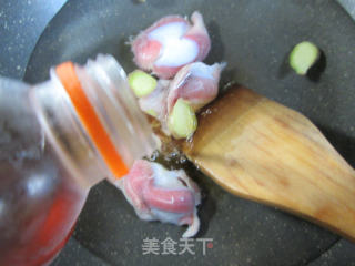 鸡胗炒酸豆角的做法步骤：3
