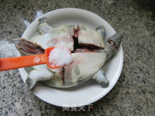 清蒸甲鱼的做法步骤：4