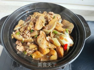 砂锅肉末茄子煲的做法步骤：12