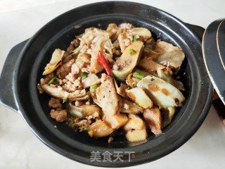 砂锅肉末茄子煲的做法步骤：14
