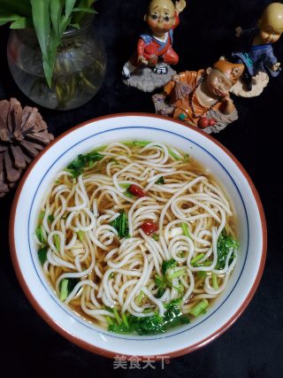阳春面的做法步骤：7