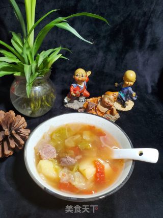 家庭简易版罗宋汤的做法步骤：7