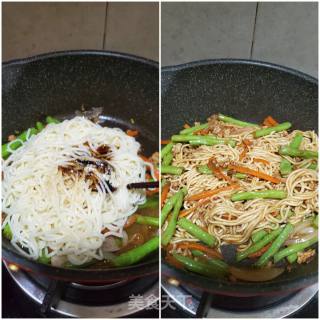豆角肉末炒面的做法步骤：6