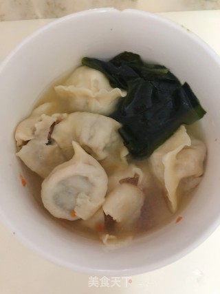 清汤海带芽饺子的做法步骤：5