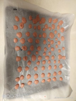 红曲波点蛋糕卷的做法步骤：17