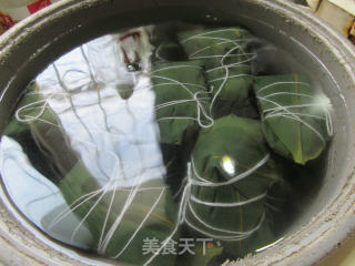 莲子双米粽的做法步骤：9