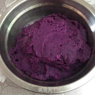 紫薯仙豆糕的做法步骤：4
