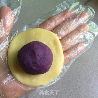 紫薯仙豆糕的做法步骤：12