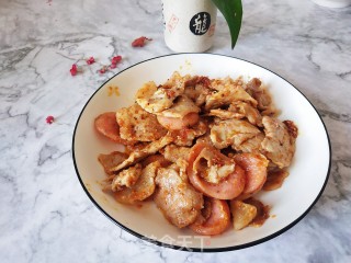 烧烤料煎猪肉片香肠的做法步骤：6