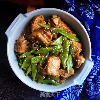 排骨炖扁豆的做法步骤：16