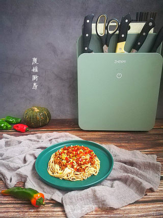 肉末拌云丝的做法步骤：9