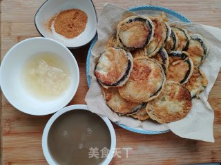 煎茄饼的做法步骤：6