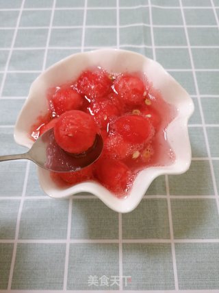雪碧西瓜球的做法步骤：6