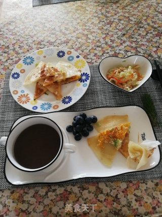 五谷米糊 & 鸡蛋饼的做法步骤：13