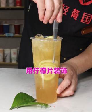 自制饮品|一口上瘾的超爽爆打香柠茉莉茶的做法步骤：10