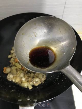 双椒炒扇贝的做法步骤：5
