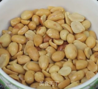 爽口花生拌香菜的做法步骤：1