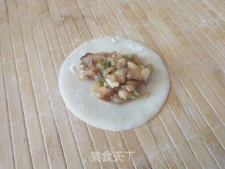 鸡肉香菇锅贴的做法步骤：6
