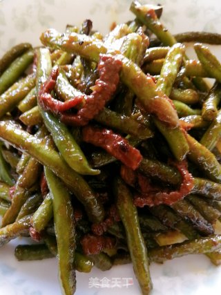 肉丝炒豆角的做法步骤：7