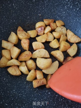 烧烤土豆块的做法步骤：7