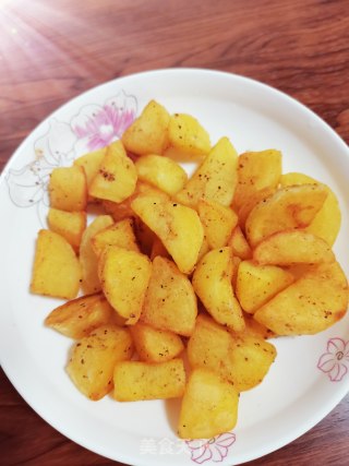 烧烤土豆块的做法步骤：8