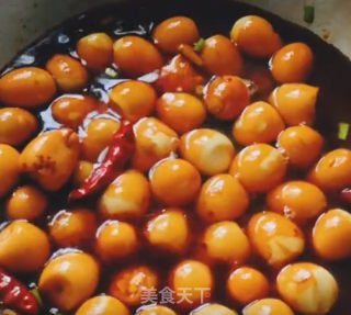 红烧鹌鹑蛋的做法步骤：5
