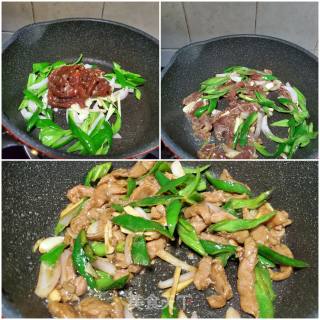 小炒牛肉的做法步骤：4