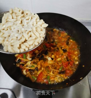 烩麻食的做法步骤：12