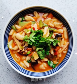 烩麻食的做法步骤：14