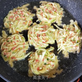 蔬菜煎饼的做法步骤：8