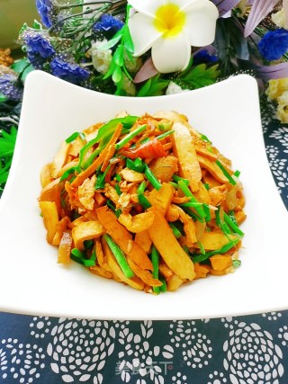 小炒豆干的做法步骤：10
