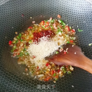 肉末拌米粉的做法步骤：10