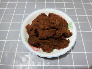 豆沙发面煎饼的做法步骤：3