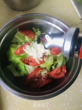 凉拌莲花菜的做法步骤：9